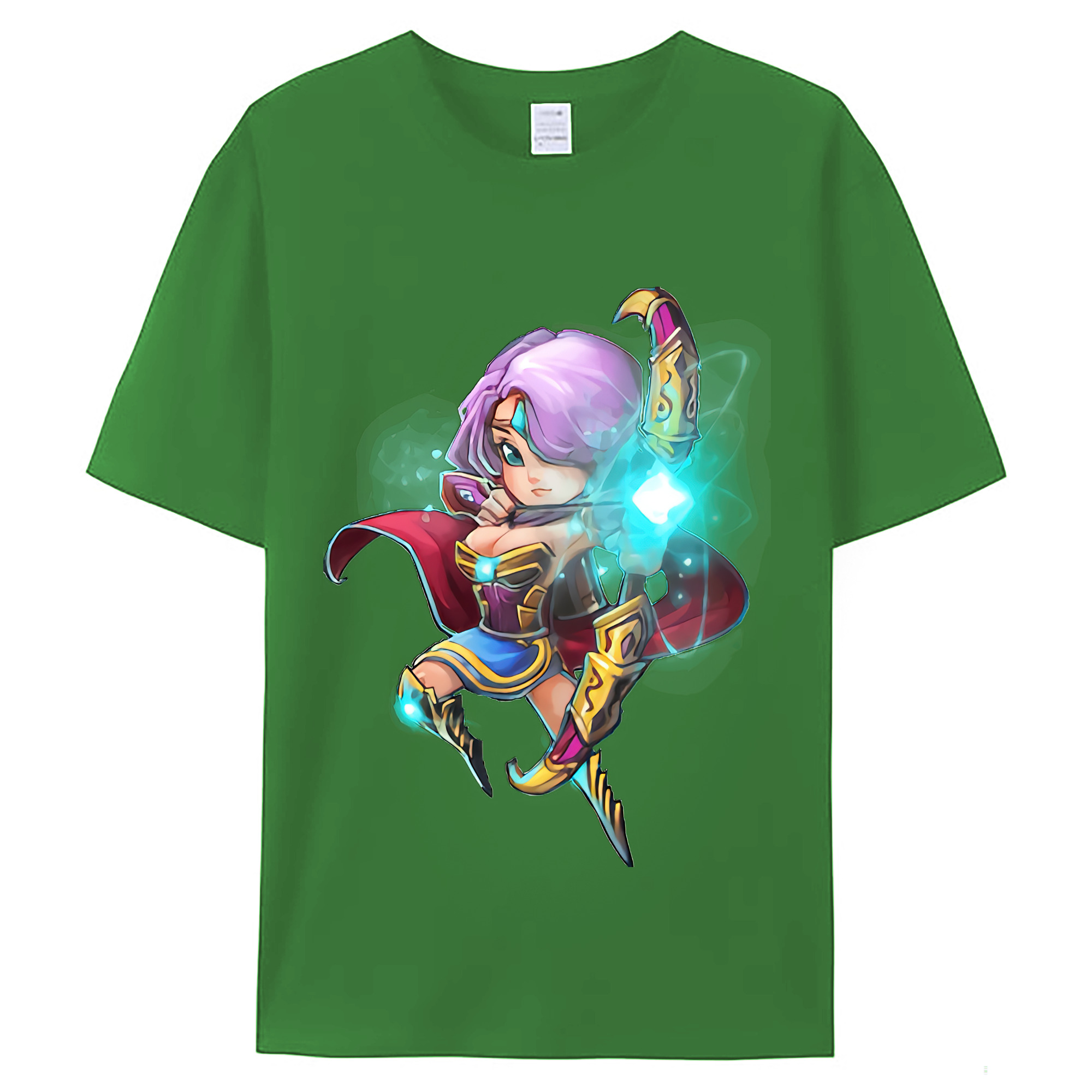（画像用） リーグ・オブ・レジェンド League of Legends LOL レディースカジュアルプリントTシャツ（綿100％）